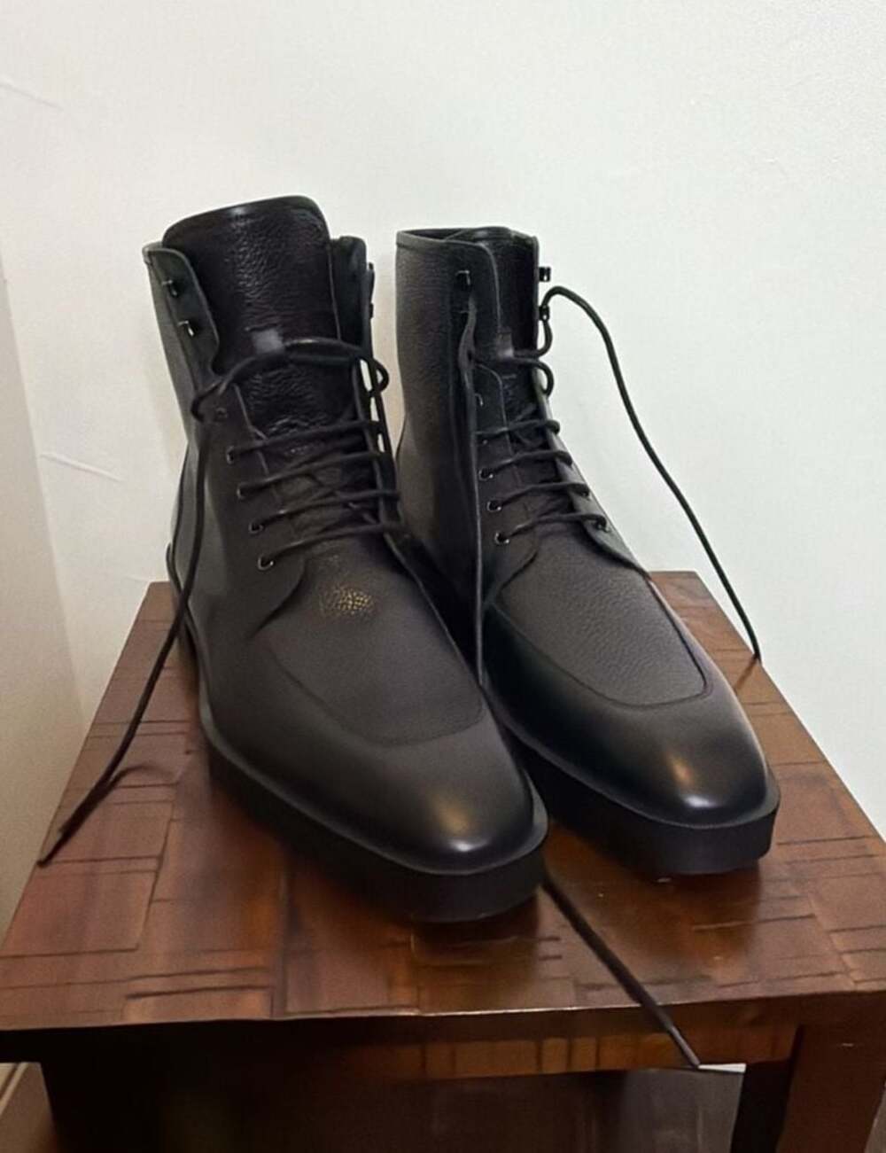 Christian Louboutin Caracolo Lion Leather Boot (Men) 47